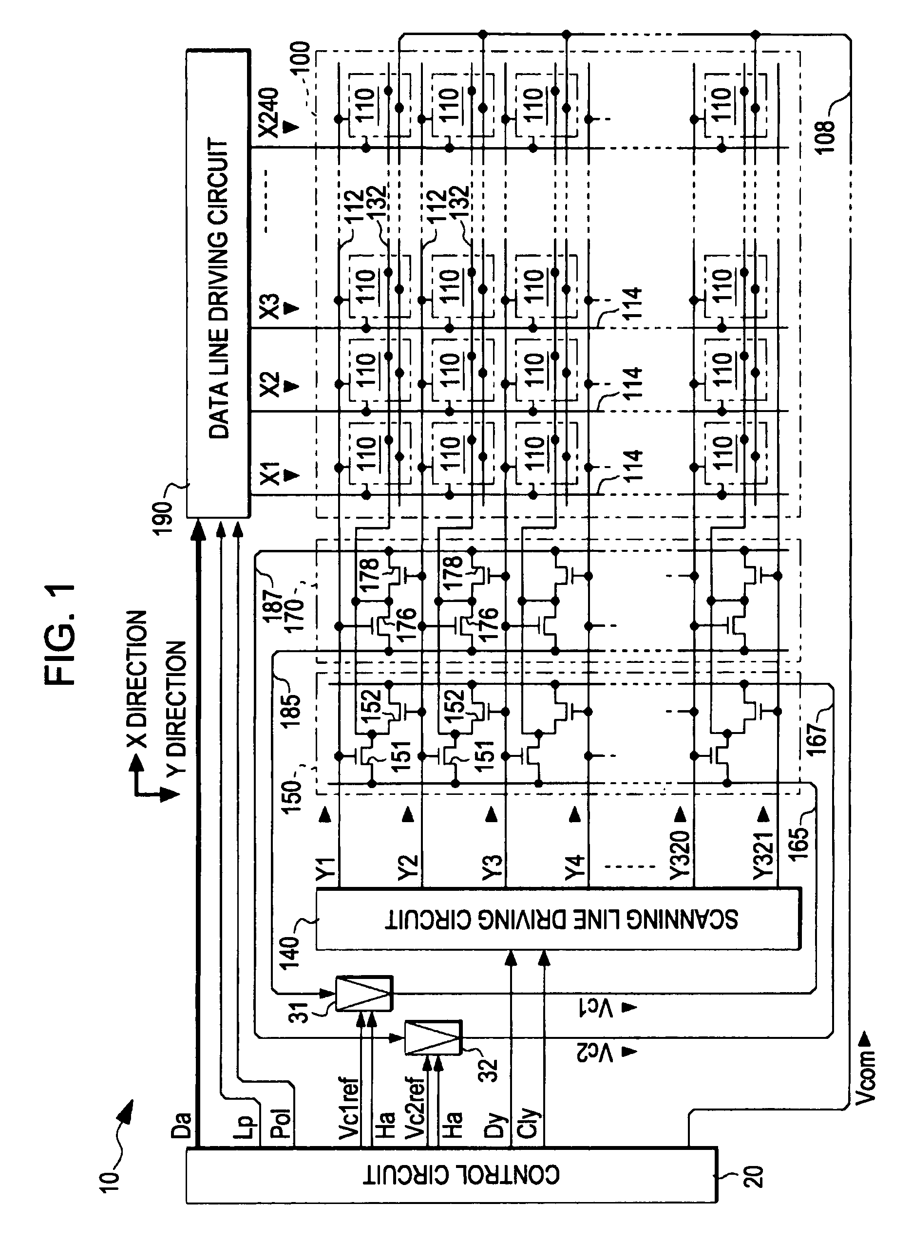 Electro-optical device, driving circuit, and electronic apparatus