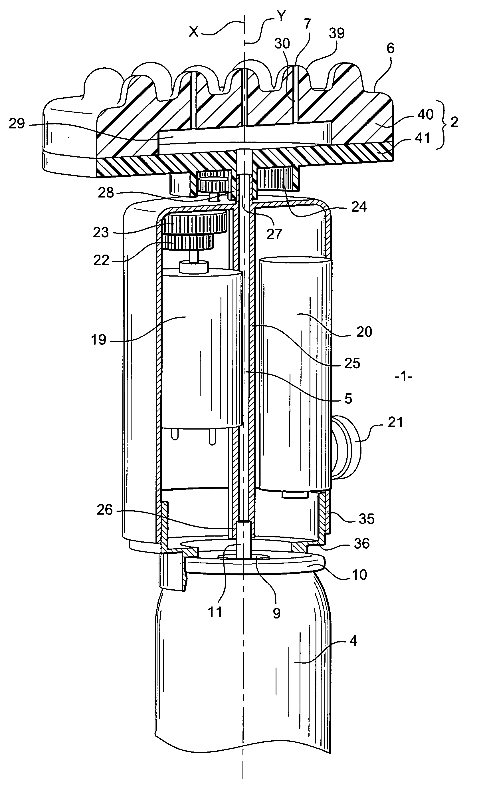 Massage and/or dispensing appliance