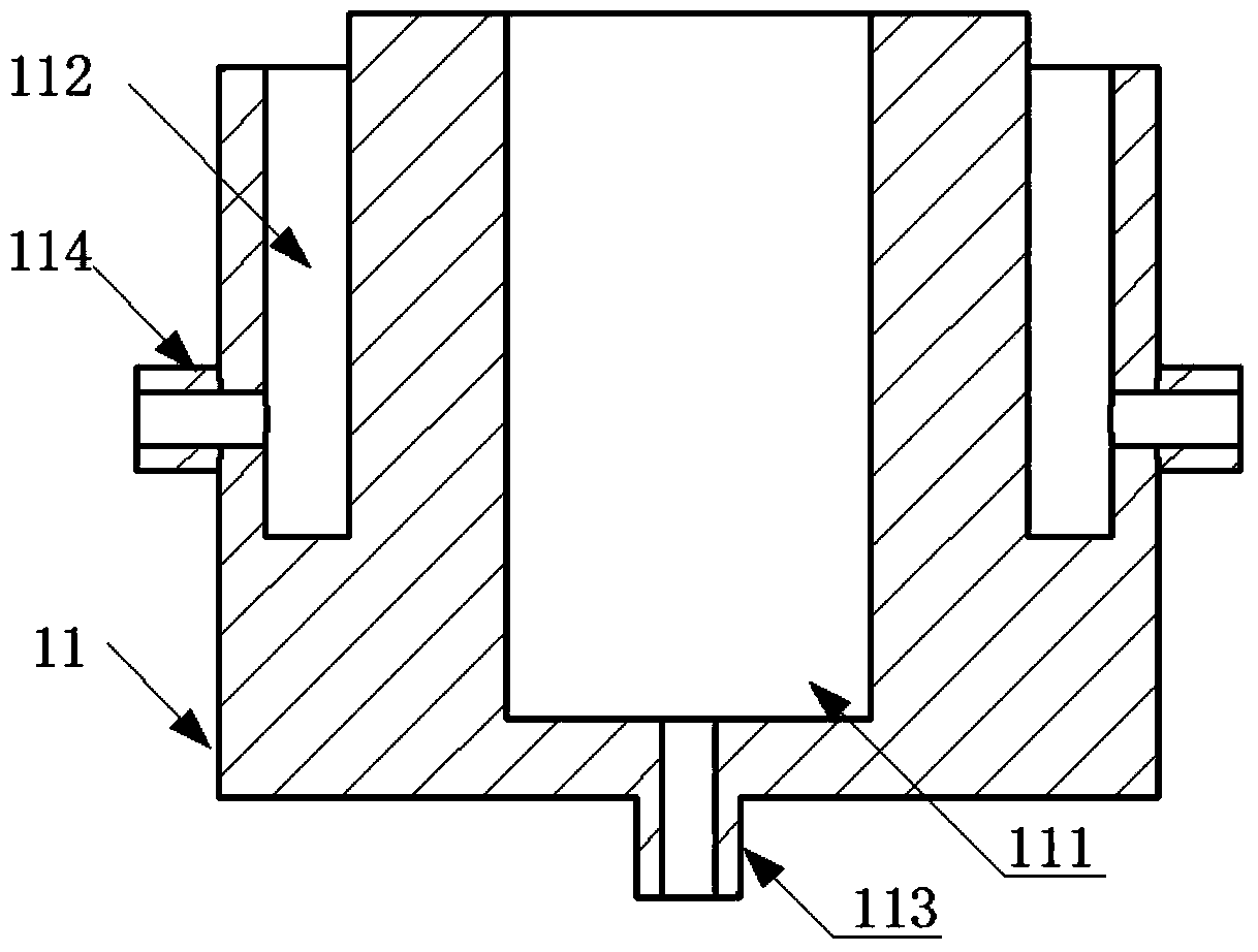 Low-back-pressure penetration electric arc welding device and method