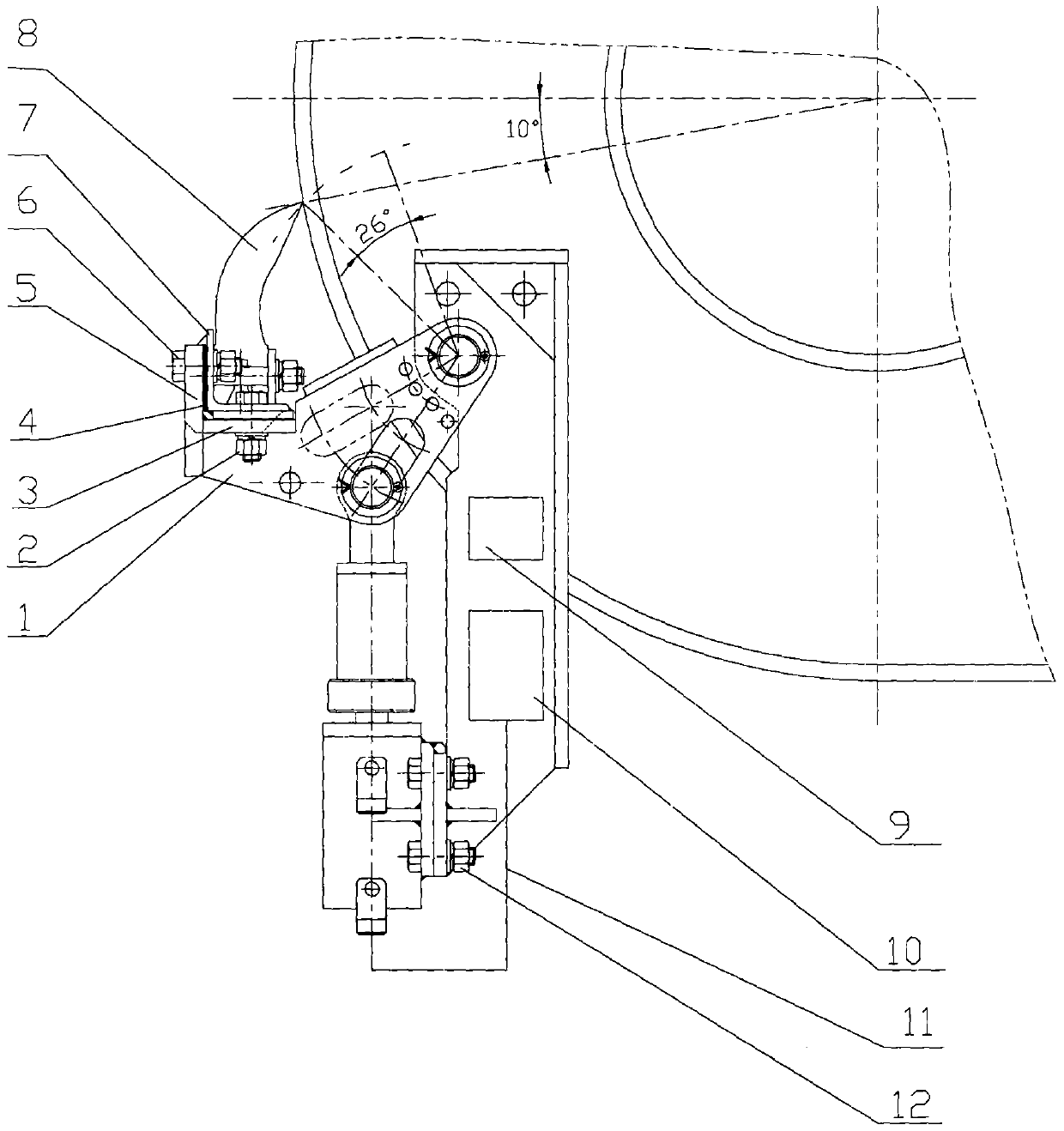 Hydraulic constant-torque heavy-section sweeper for belt conveyor