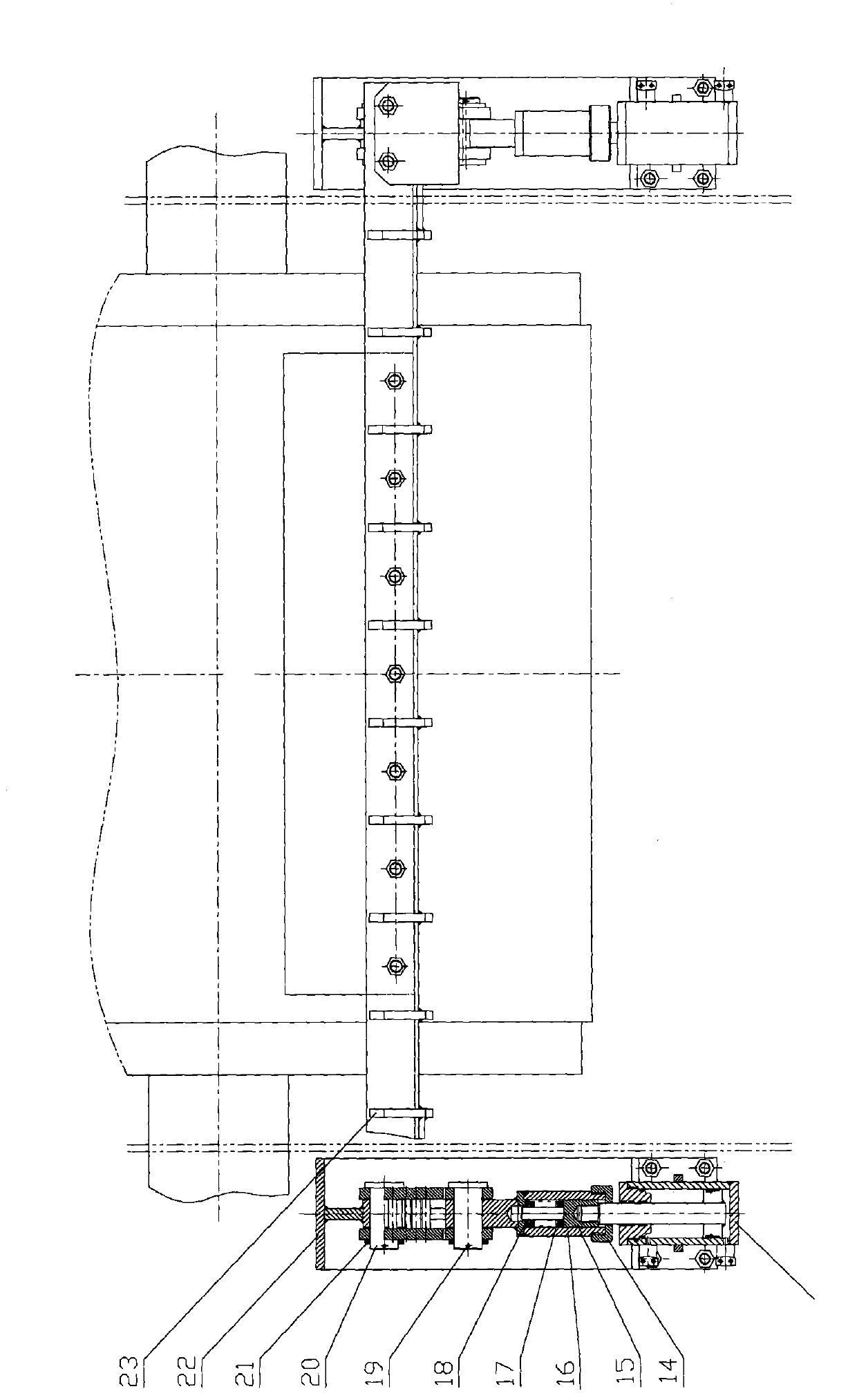 Hydraulic constant-torque heavy-section sweeper for belt conveyor