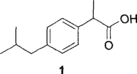 Method for preparing ibuprofen