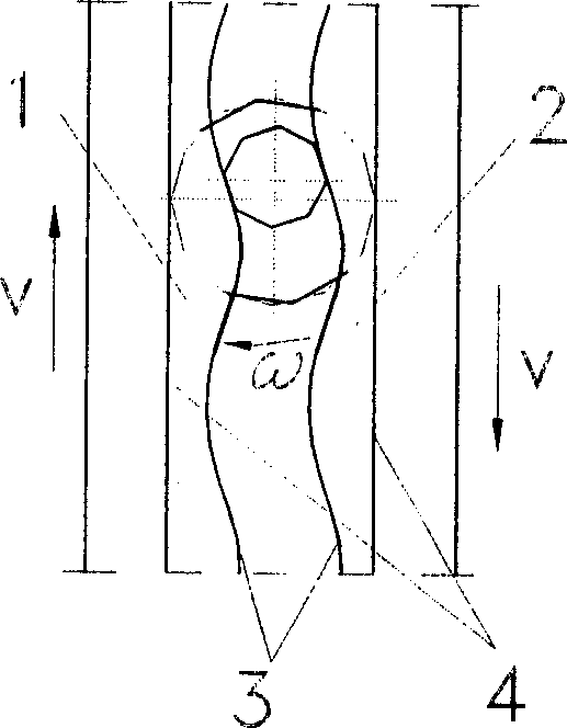 Plate type wedge lateral rolling forming method for eccentric step shalf