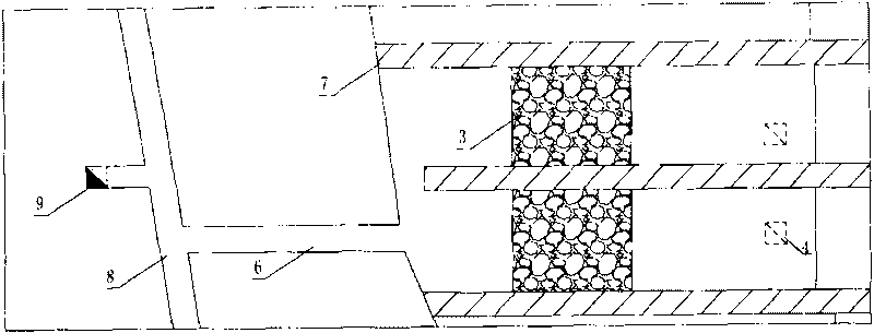 Filling stope pillar recovery mining method