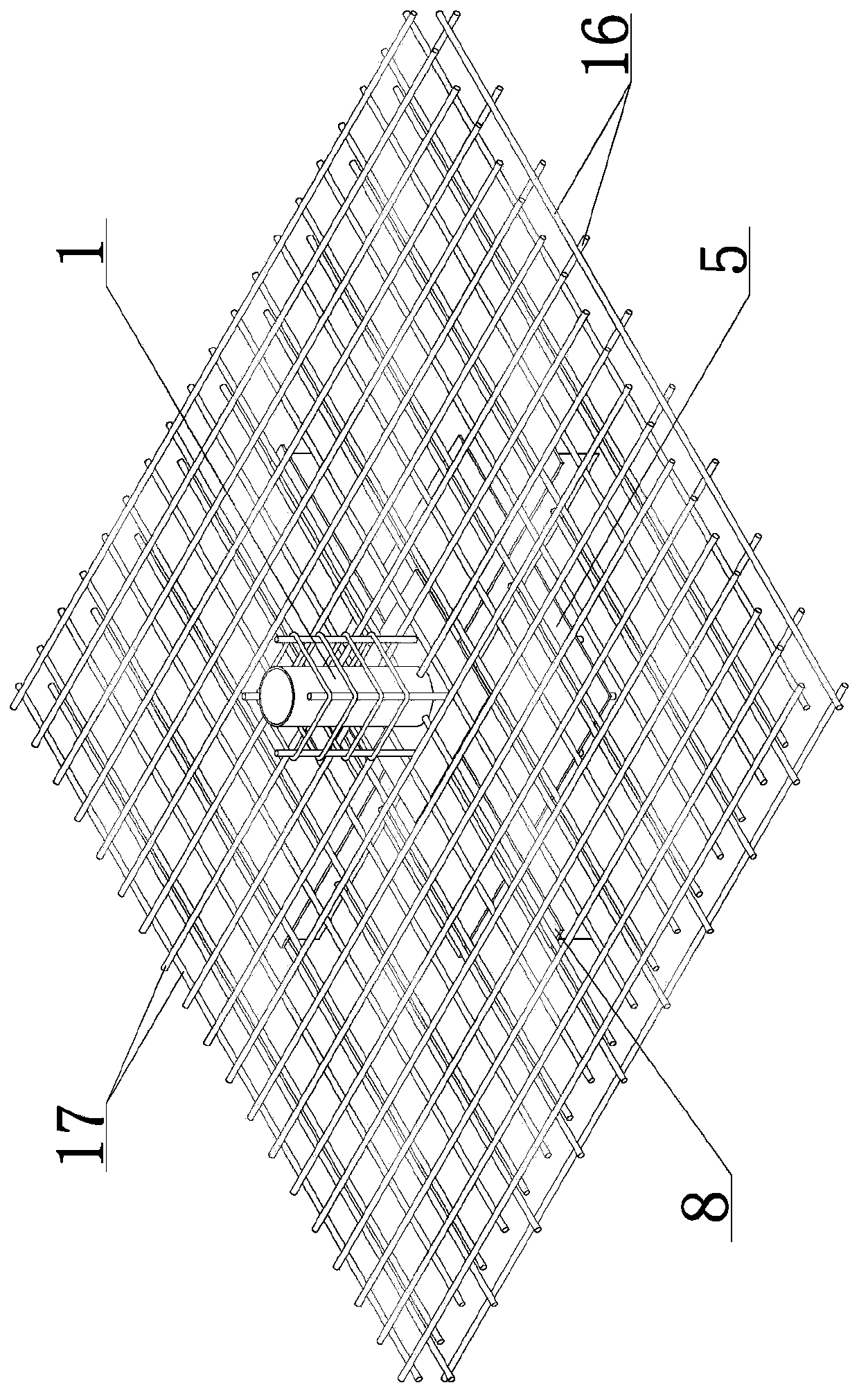 Plate and column joint connecting structure, steel pipe concrete plate and column structure and construction method