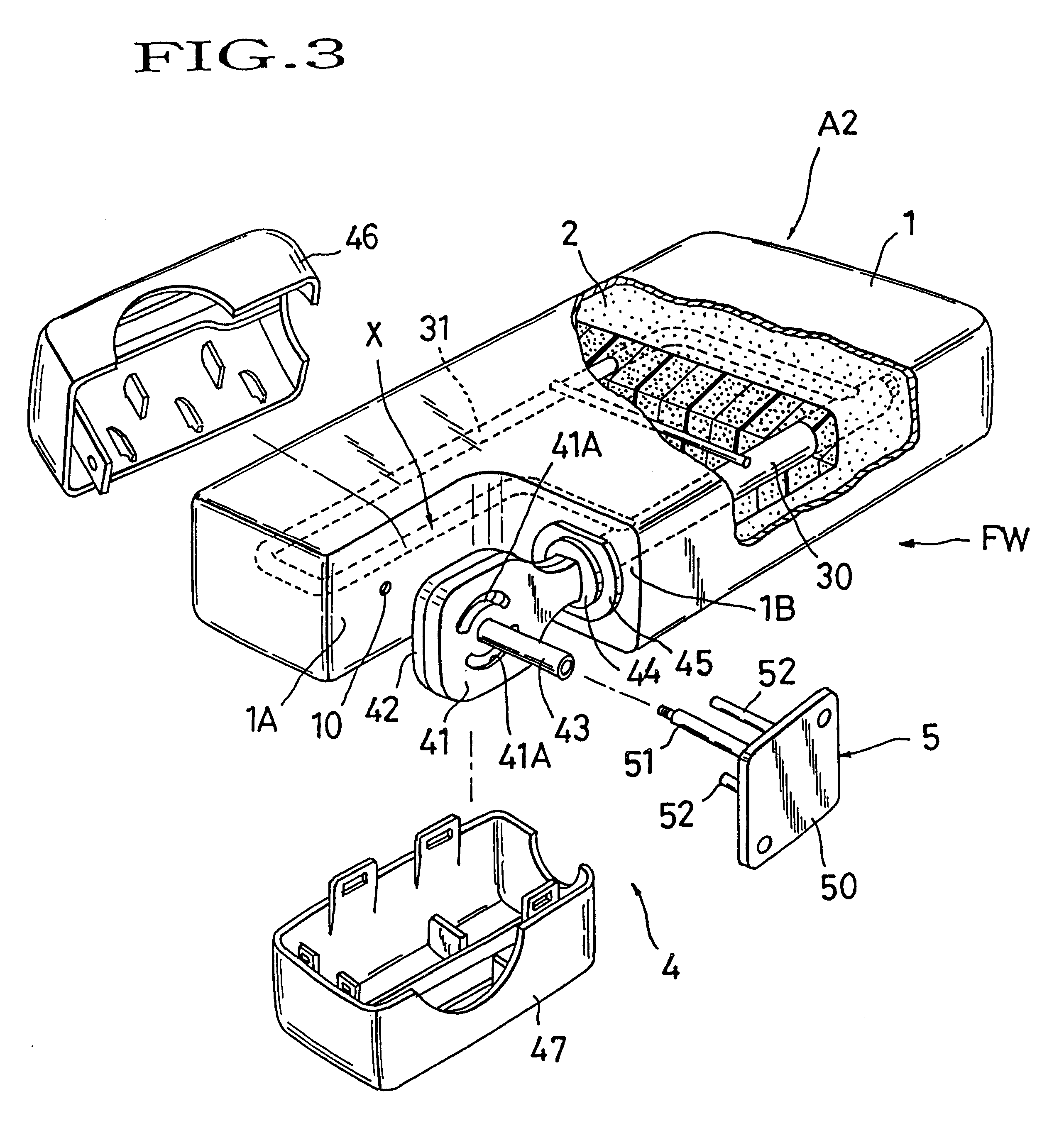 Armrest for vehicle seat and method of forming the same