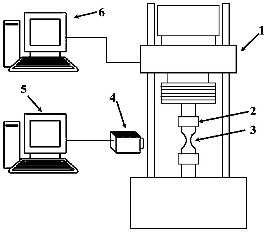 Fatigue analysis method based on magnesium alloy test piece surface temperature characteristics