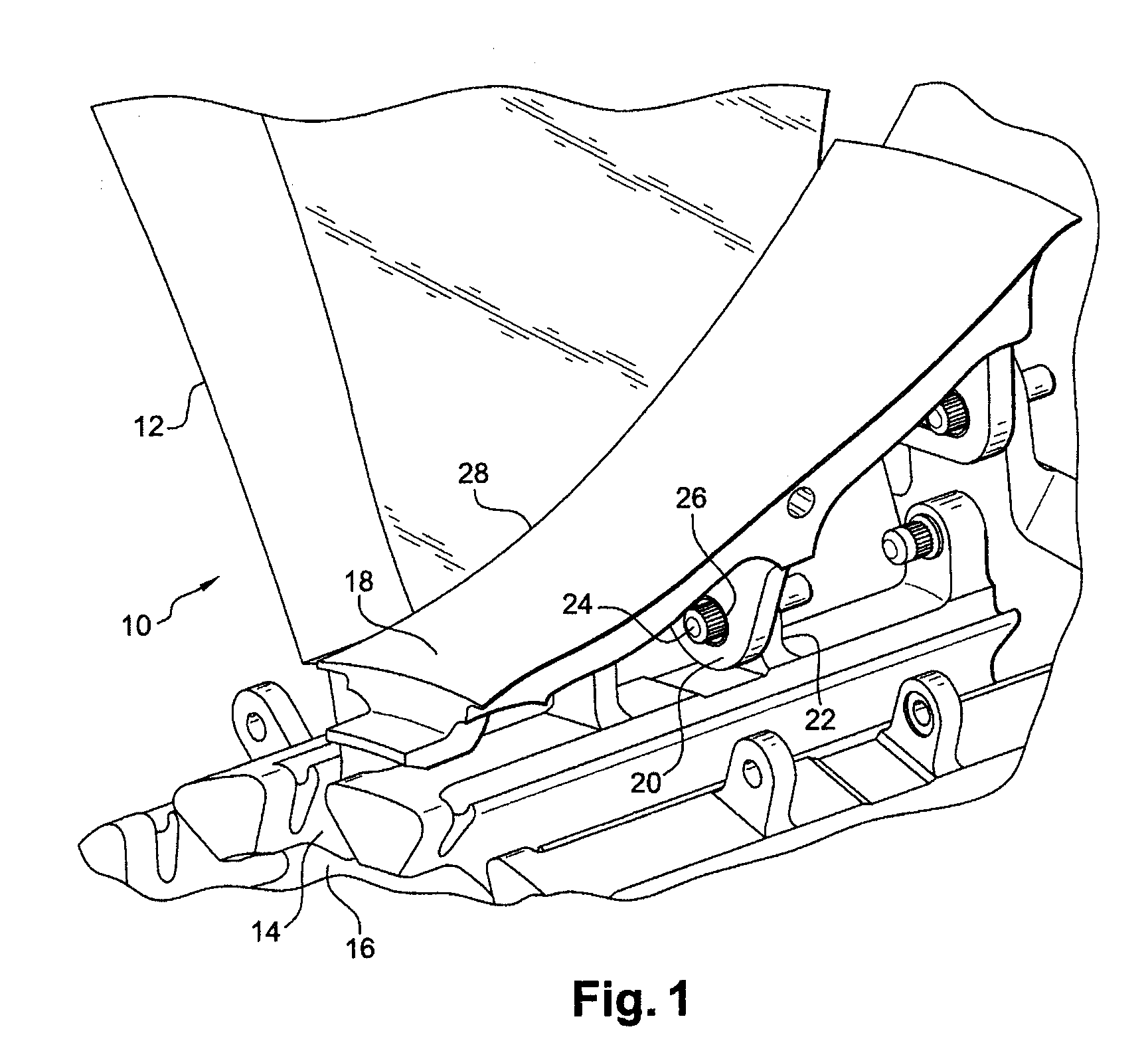 Turbomachine fan