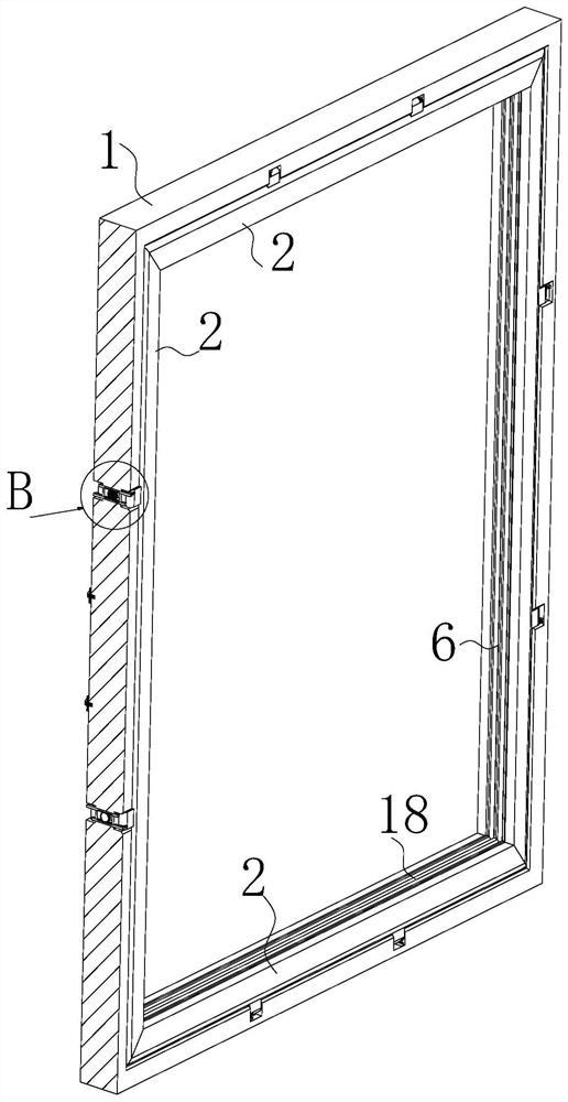 Building curtain wall mounting structure