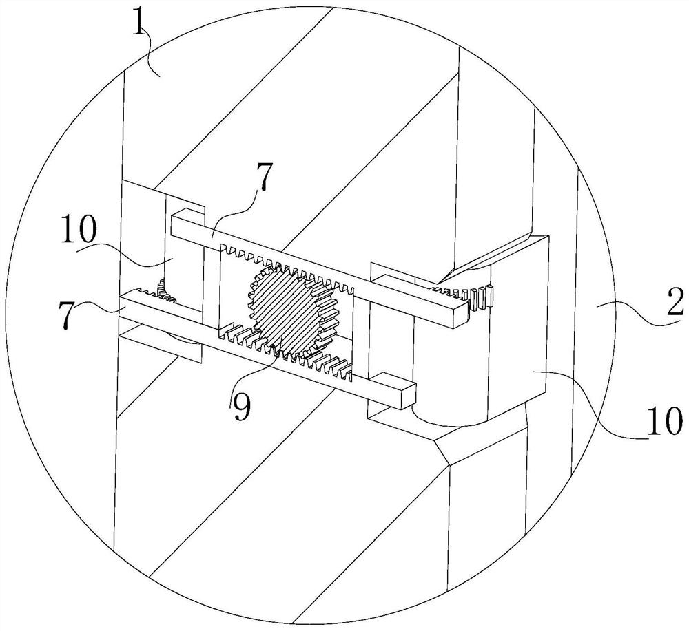 Building curtain wall mounting structure