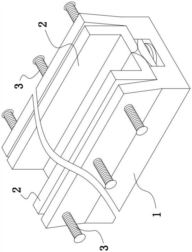 Outward-turning bending die for strip-shaped piece