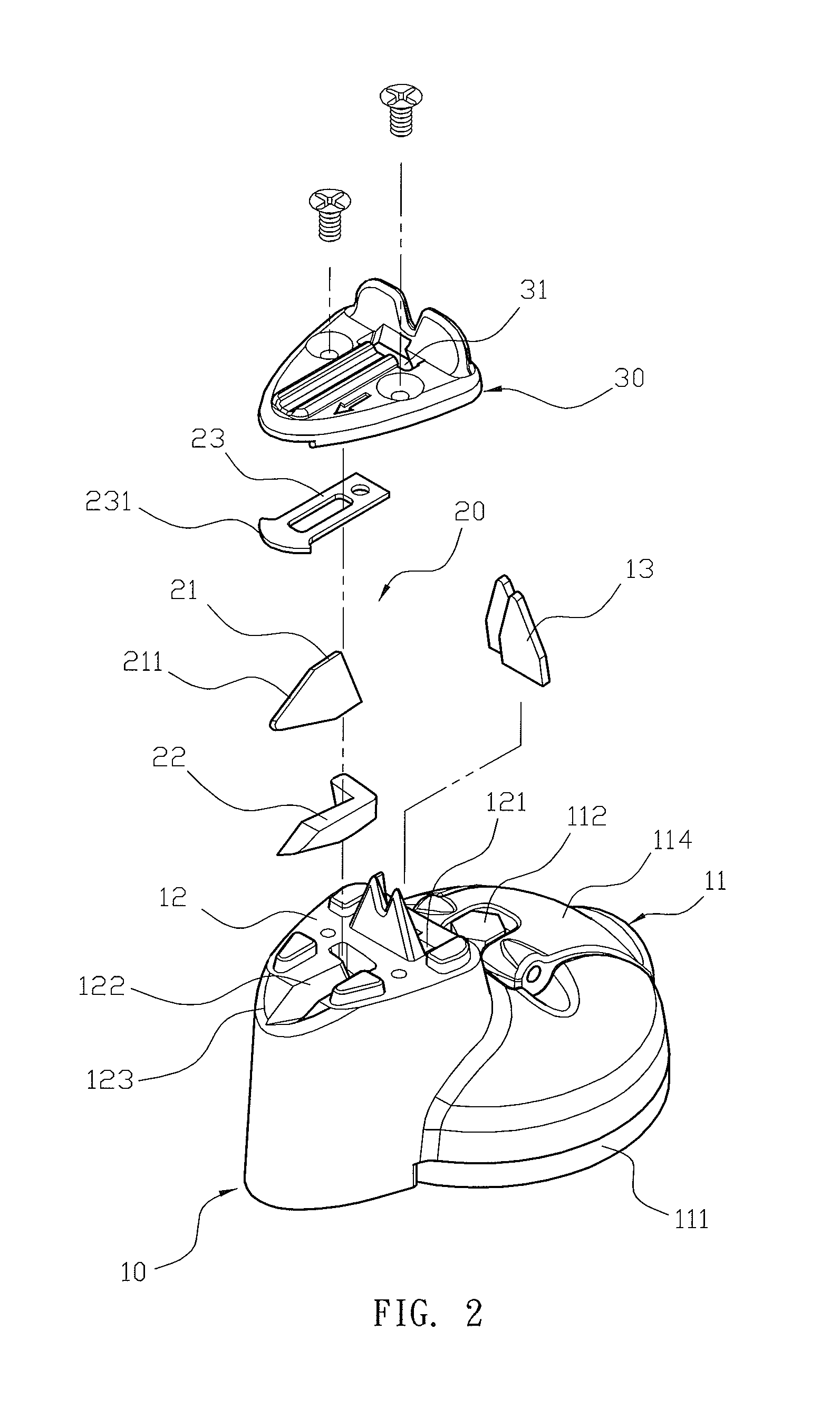 Attachment type sharpening tool