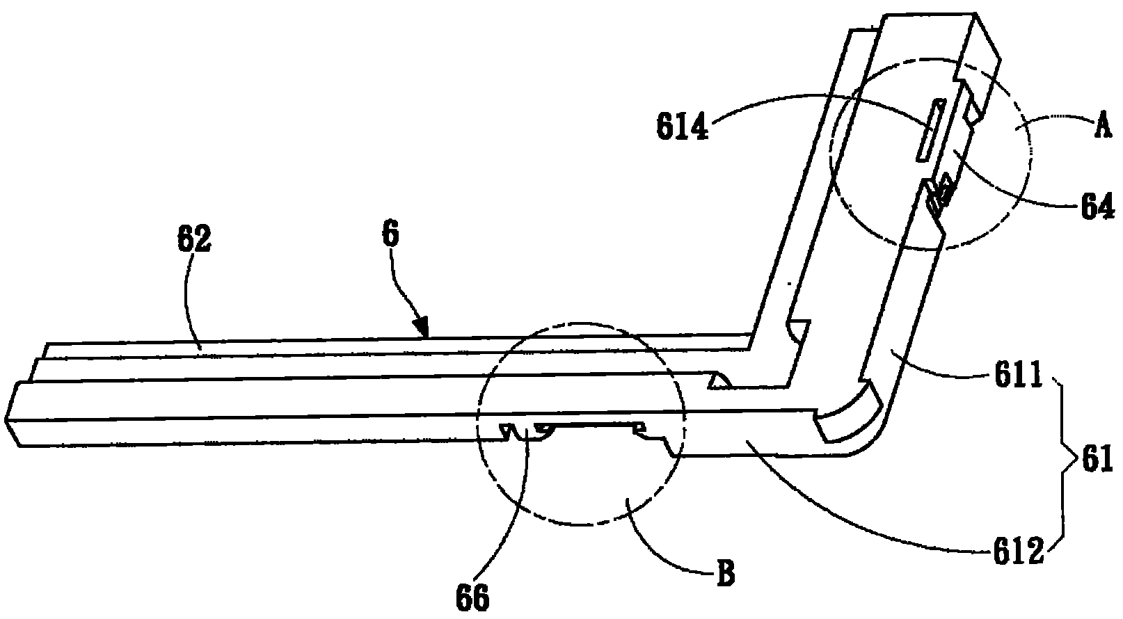 Backlight module and rubber frame structure thereof