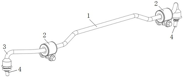 Stabilizer bar assembly and vehicle