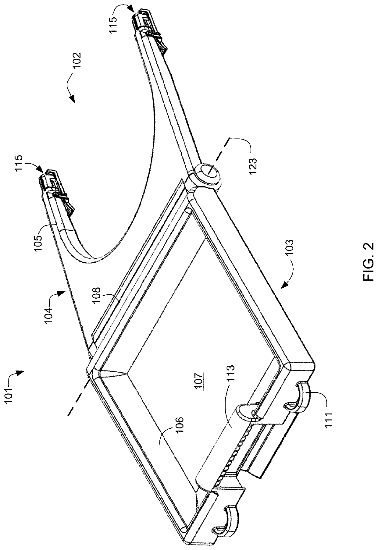 Adjustable tray assembly