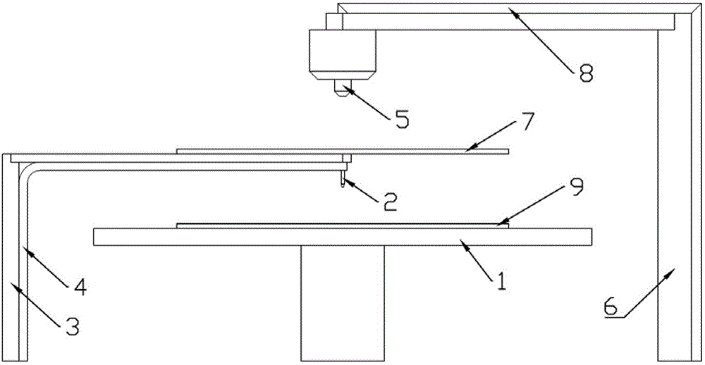 Method and device for preparing thin film materials by spin-coating method