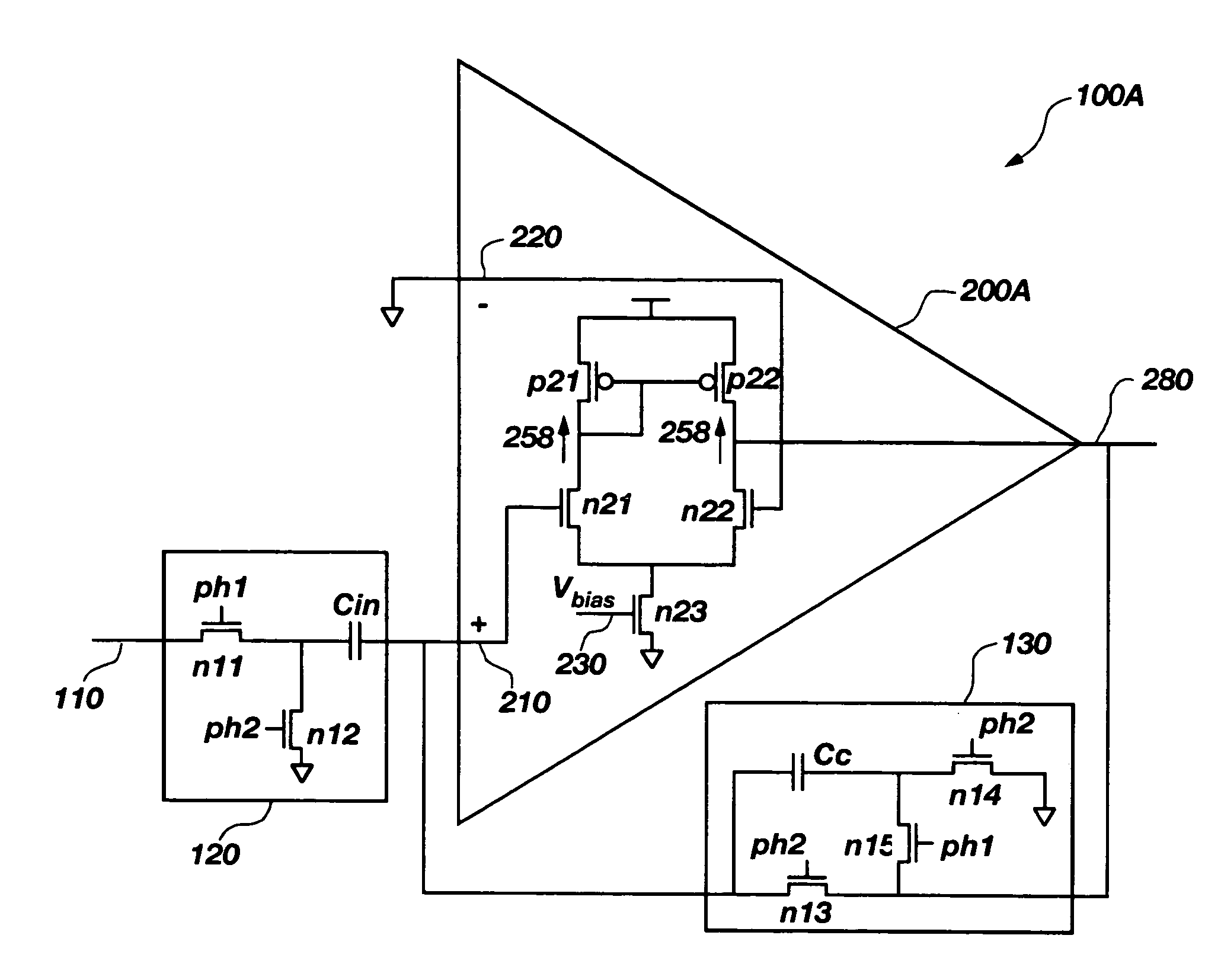 Technique to improve the gain and signal to noise ratio in CMOS switched capacitor amplifiers