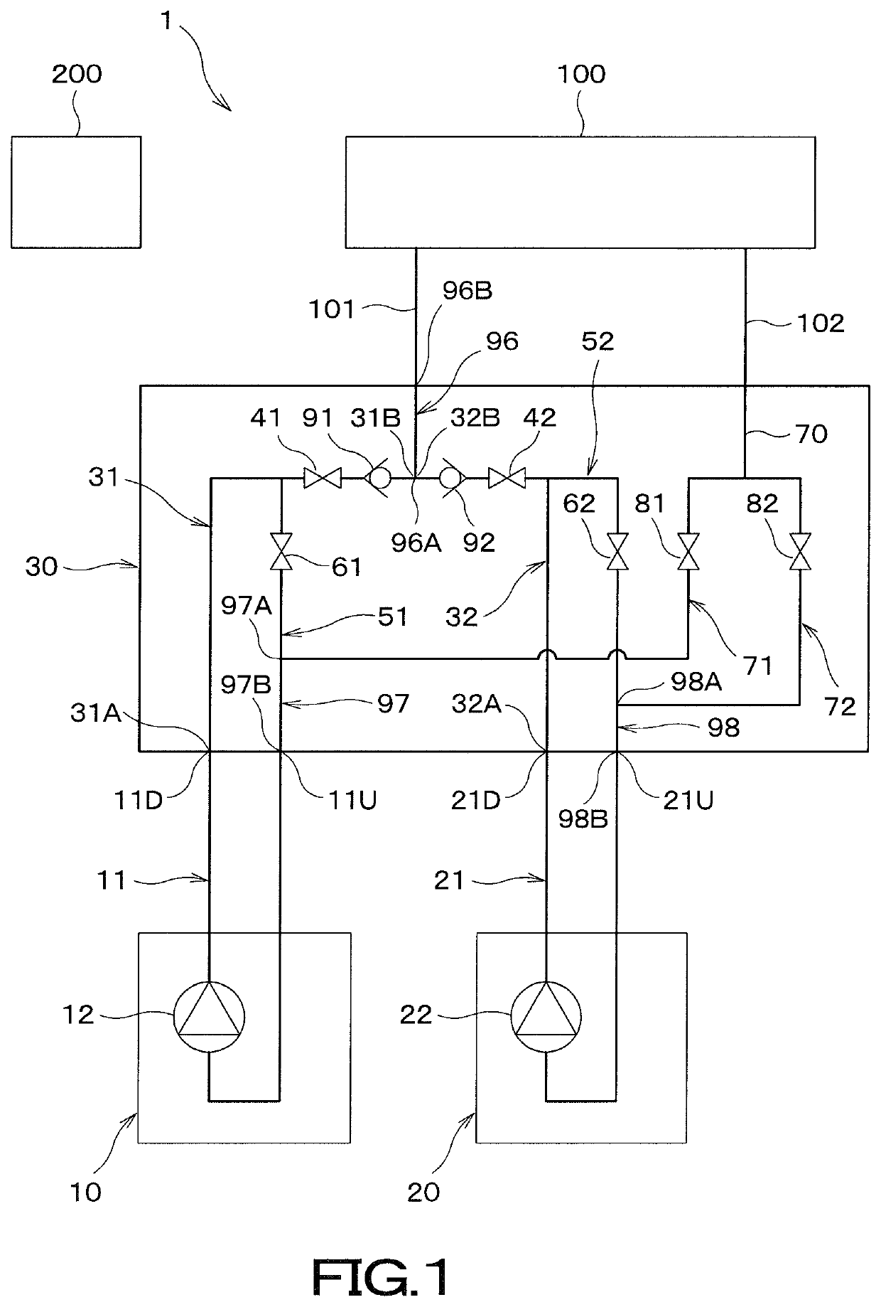 Valve unit and temperature control apparatus