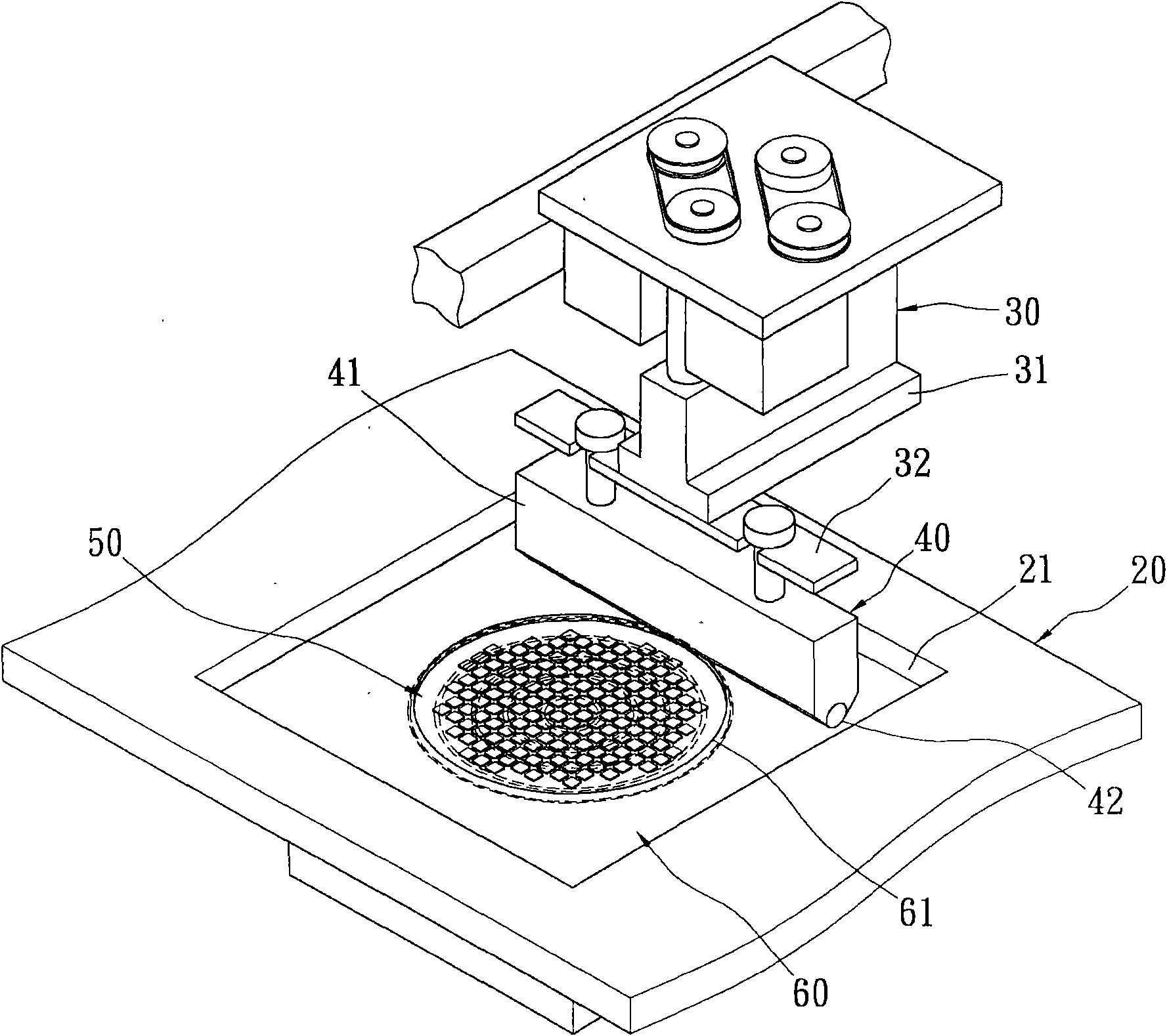 Gluing device, use method and products thereof