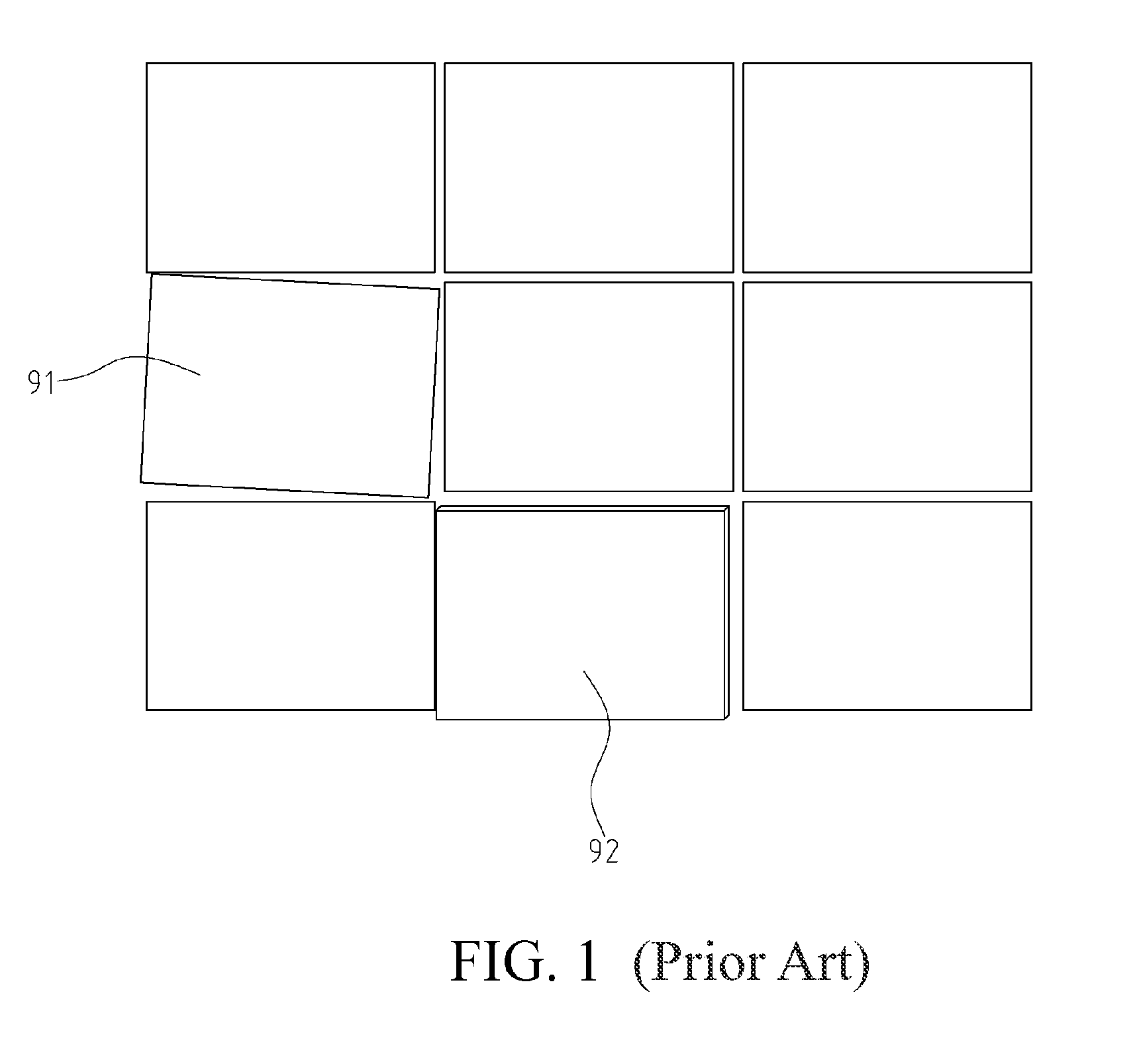 Video wall mount having adjusting structure