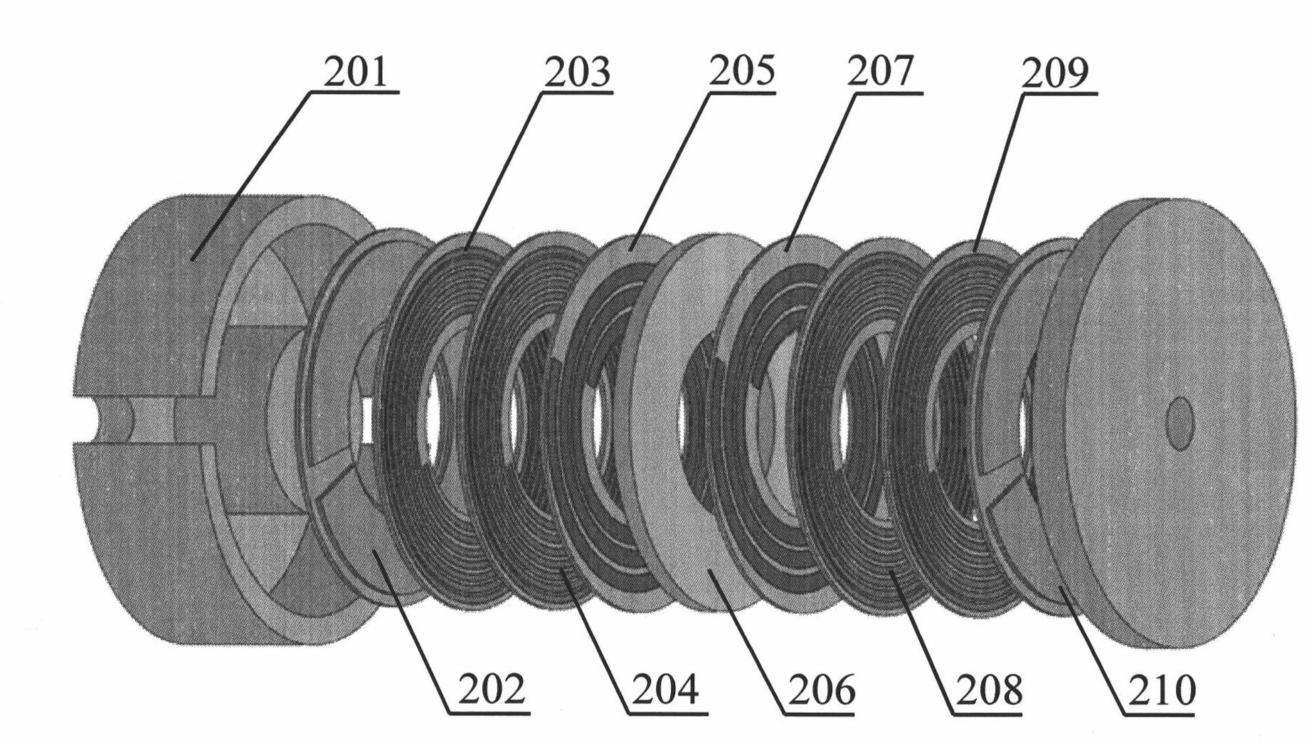 Planar electromagnetic interference (EMI) filter integration module consisting of circular printed circuit board (PCB) wire turns