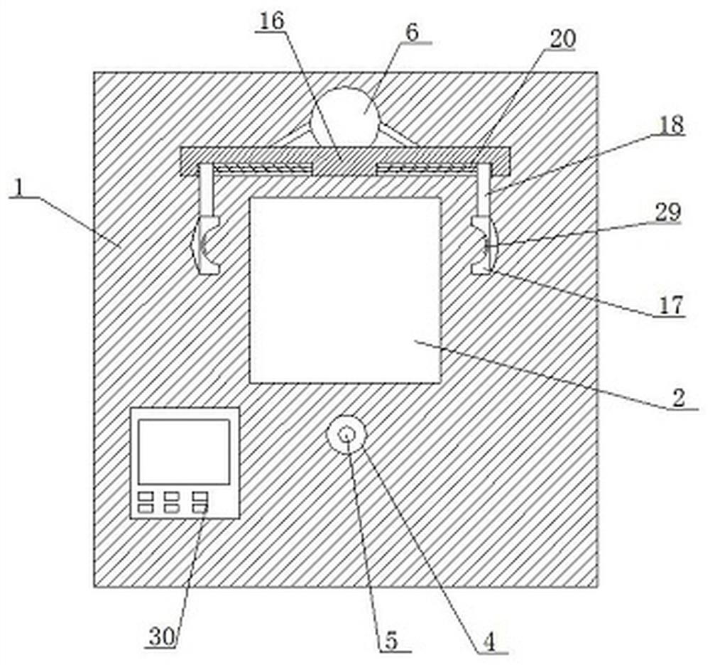 A detection device for electric fan products