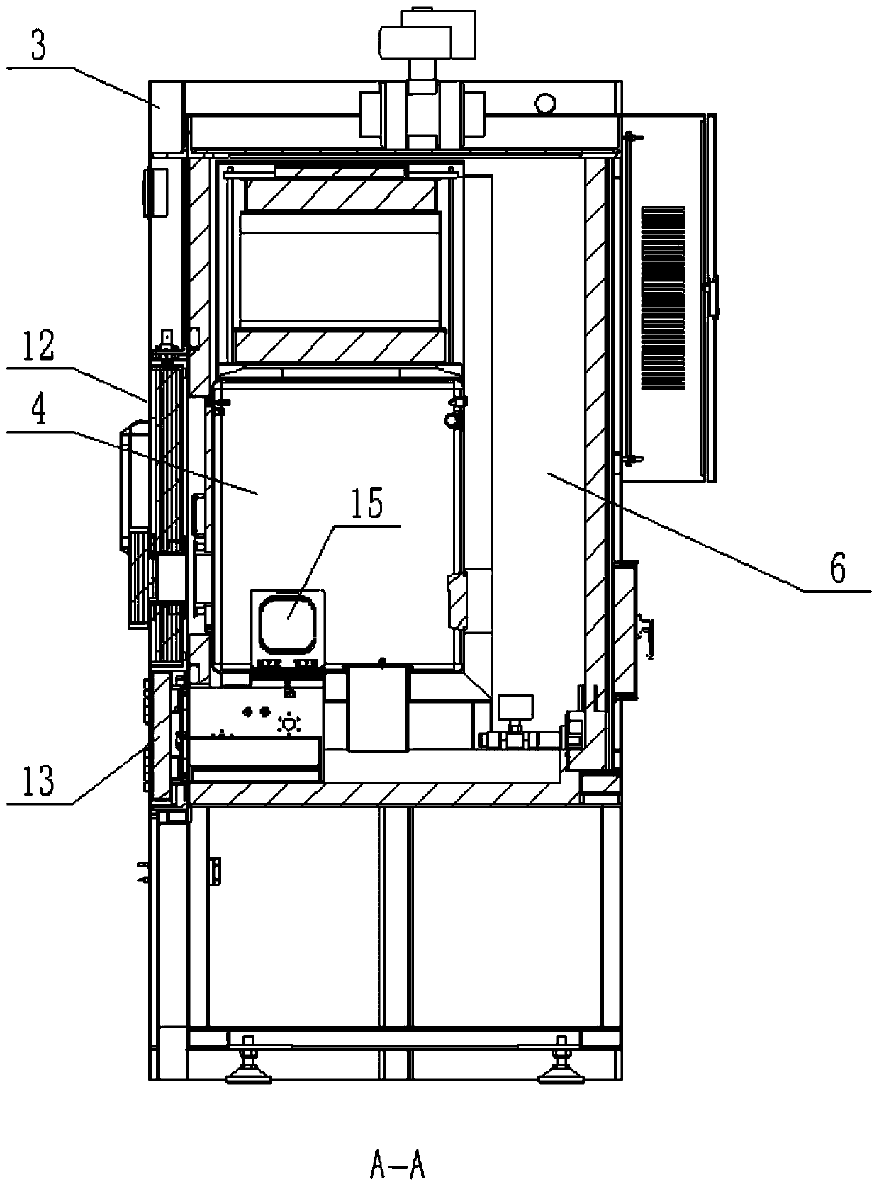 Radioactive drug subpackaging hot cell