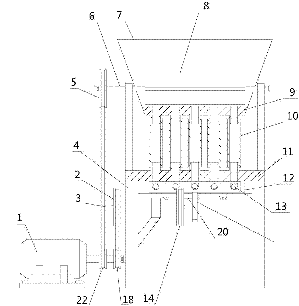 Gordon euryale seed shell breaking device