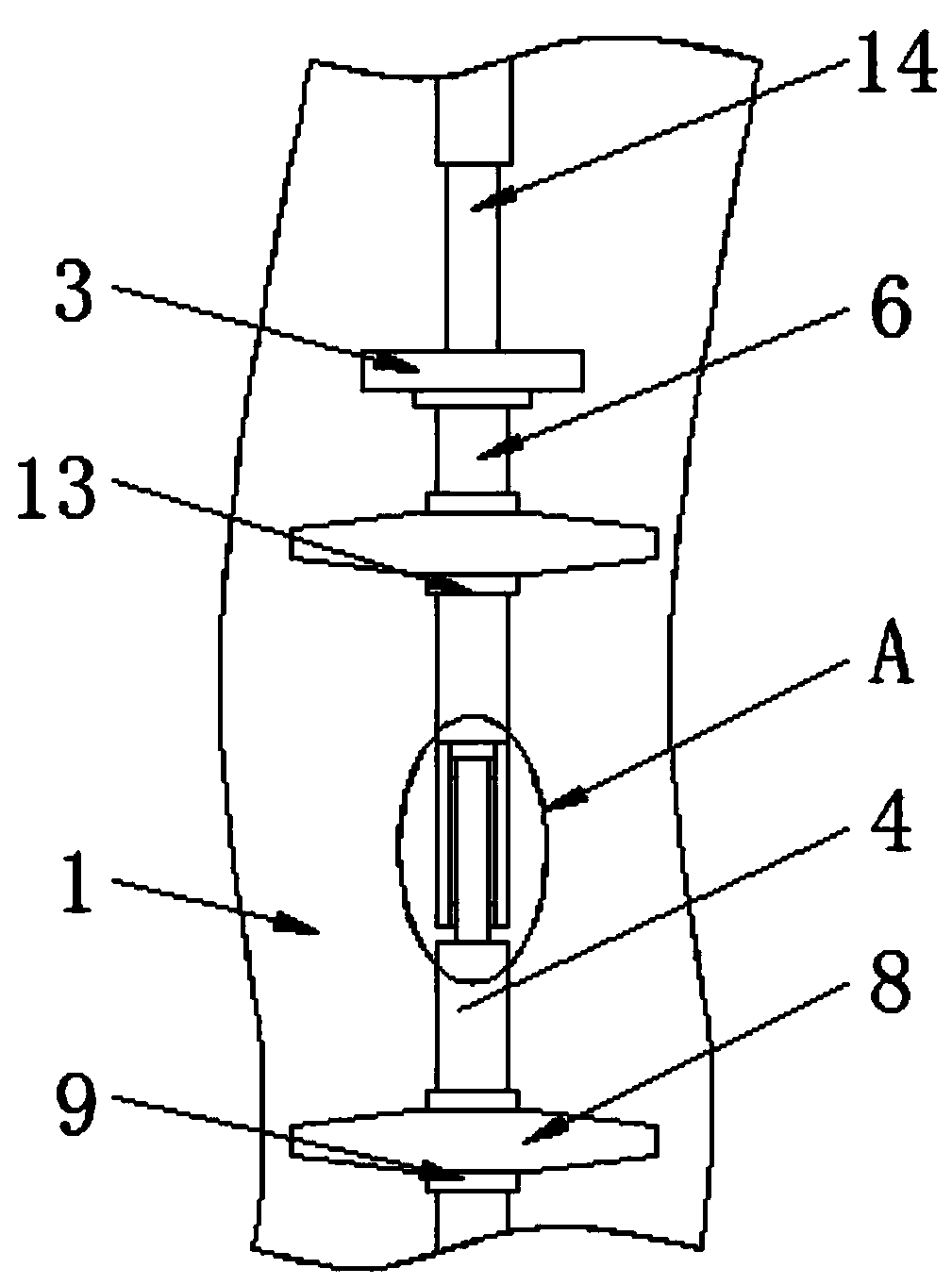 Cutting mechanism in numerical control circular sawing machine