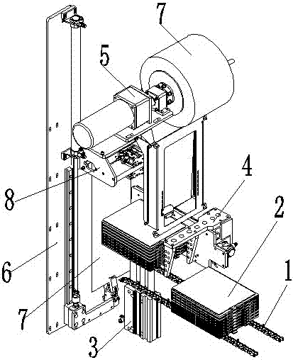 A battery pole group coating machine
