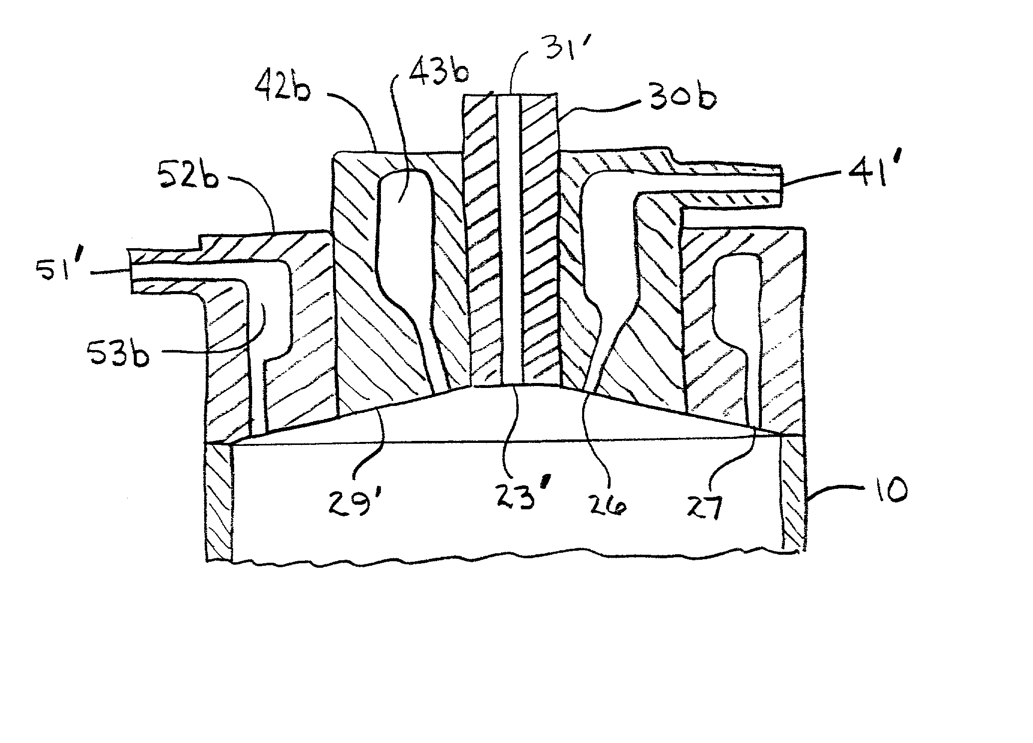 Burner for high-temperature combustion