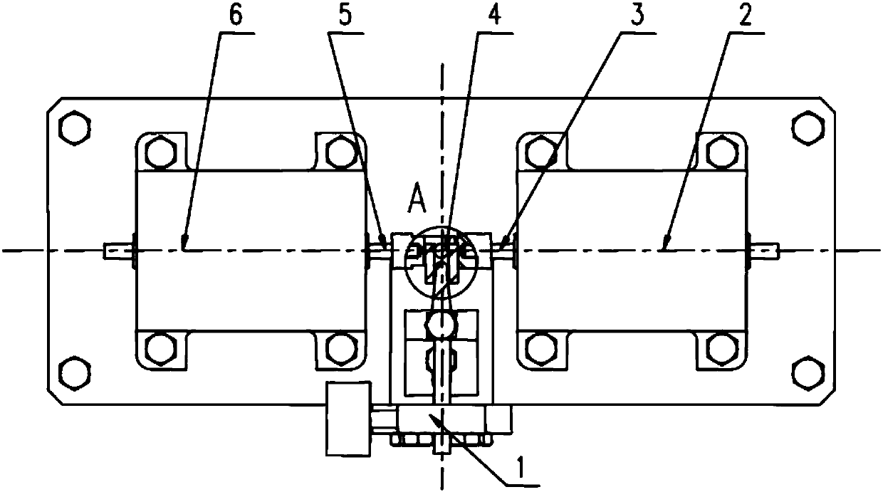 Debugging device for integrated servo valve