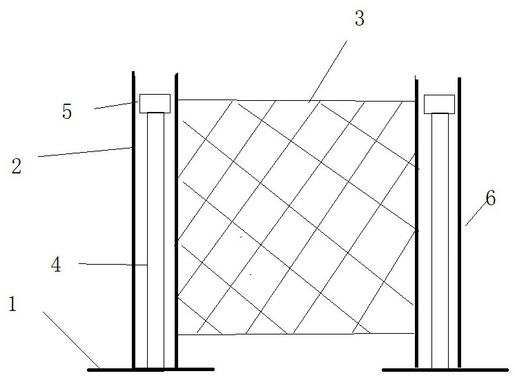 Warning device for mobile substation