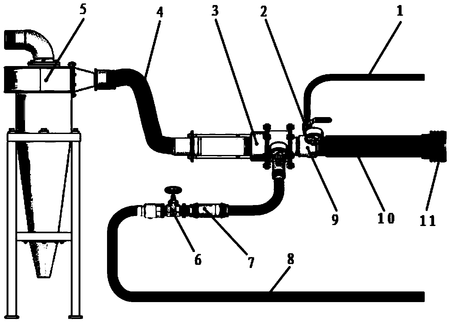 Defoaming device and method for coal-mine foam drilling