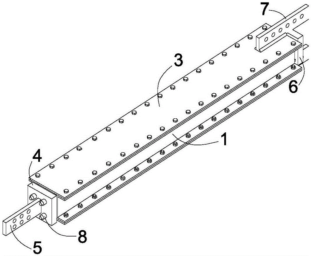 Self-resetting damper of micro-vibration energy dissipation part