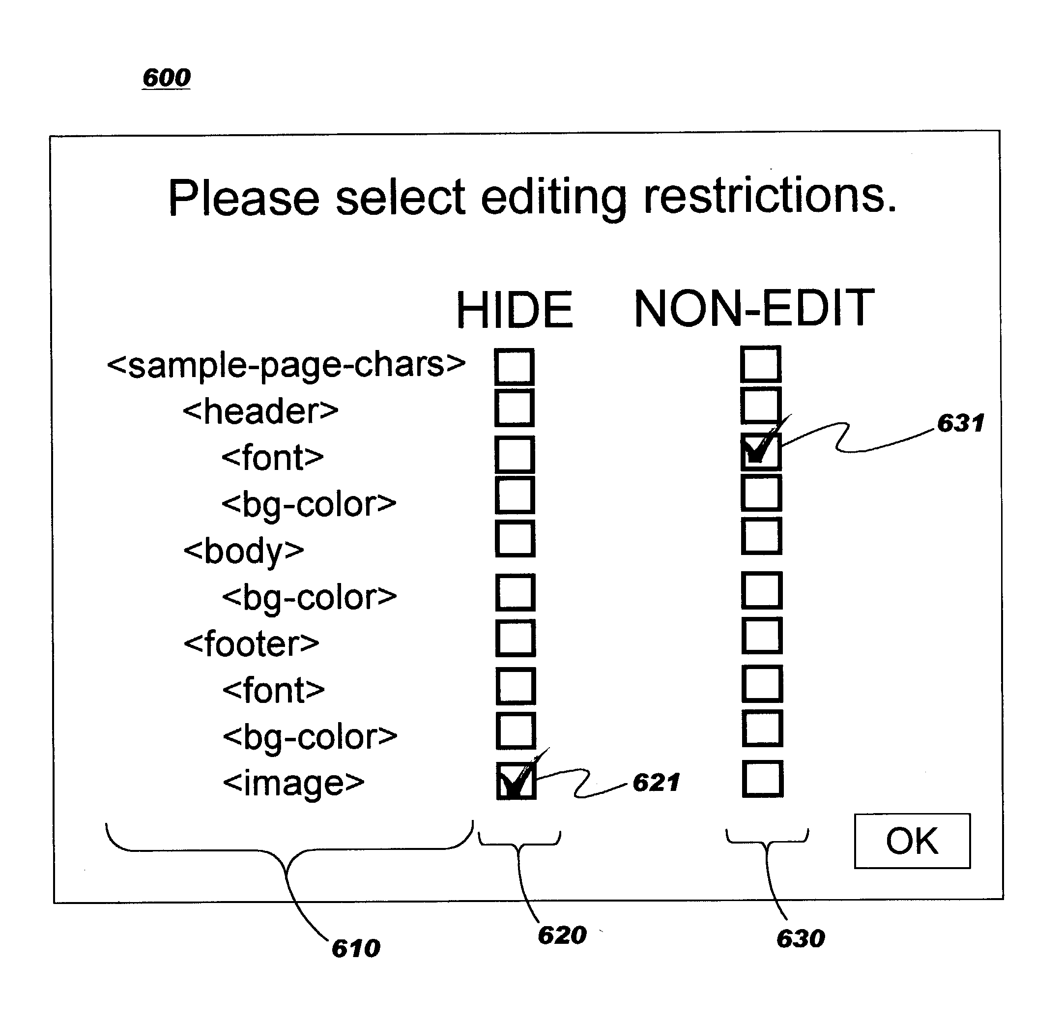 Meta editor for structured documents