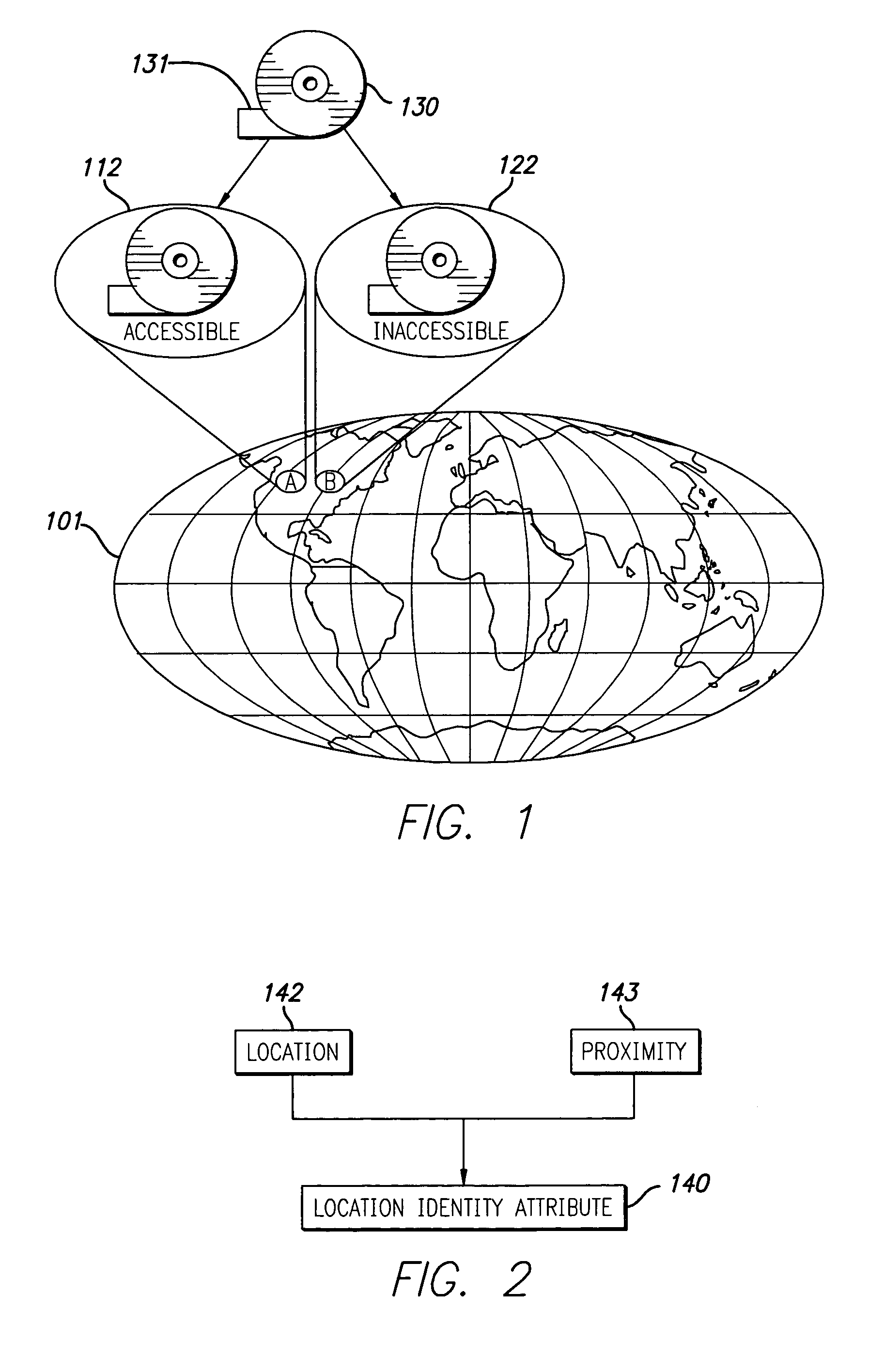 System and method for using location identity to control access to digital information