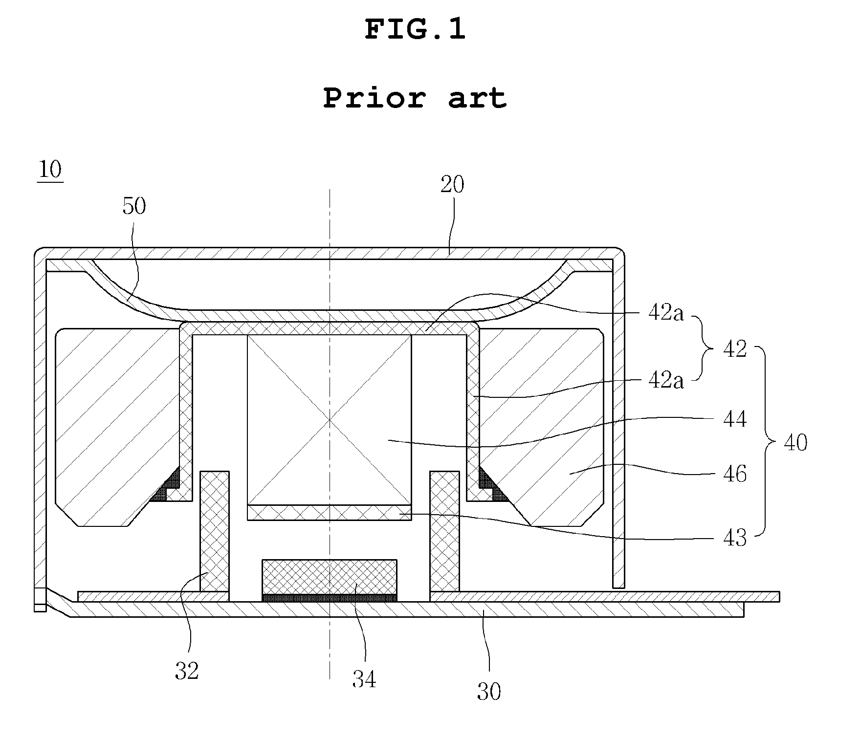 Horizontal linear vibrator