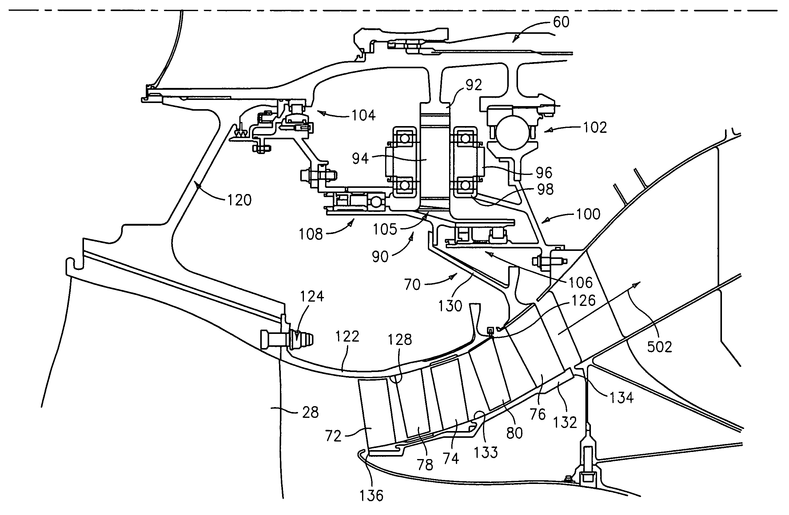 Turbine engine compressor