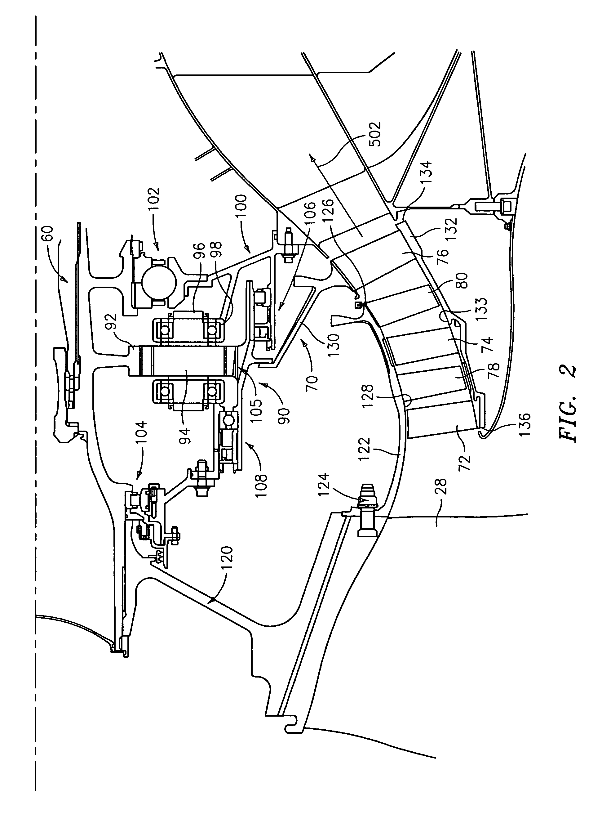 Turbine engine compressor