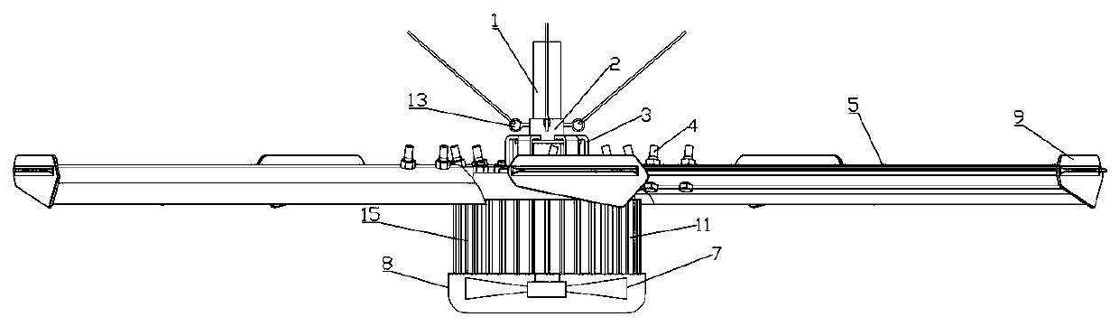 Permanent-magnet industrial large fan