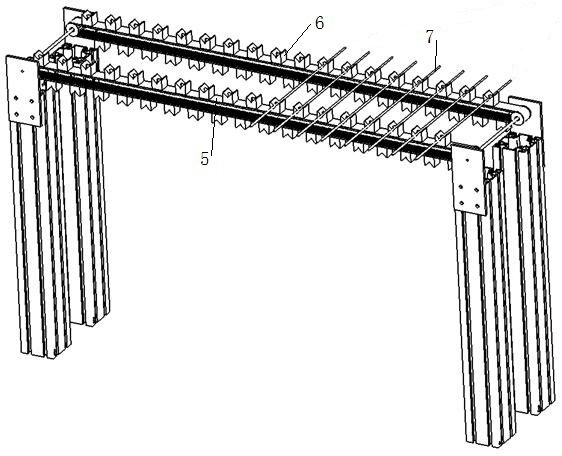 Intelligent equipment for high-efficiency fishing rod throwing rod assembly and assembly method