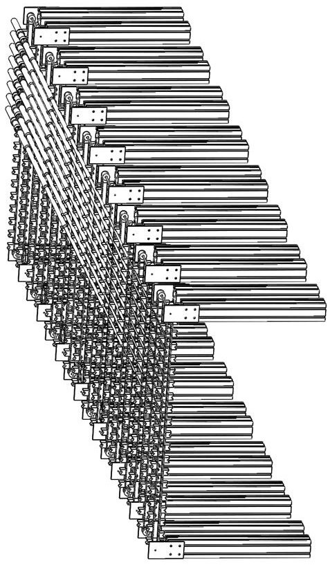 Intelligent equipment for high-efficiency fishing rod throwing rod assembly and assembly method