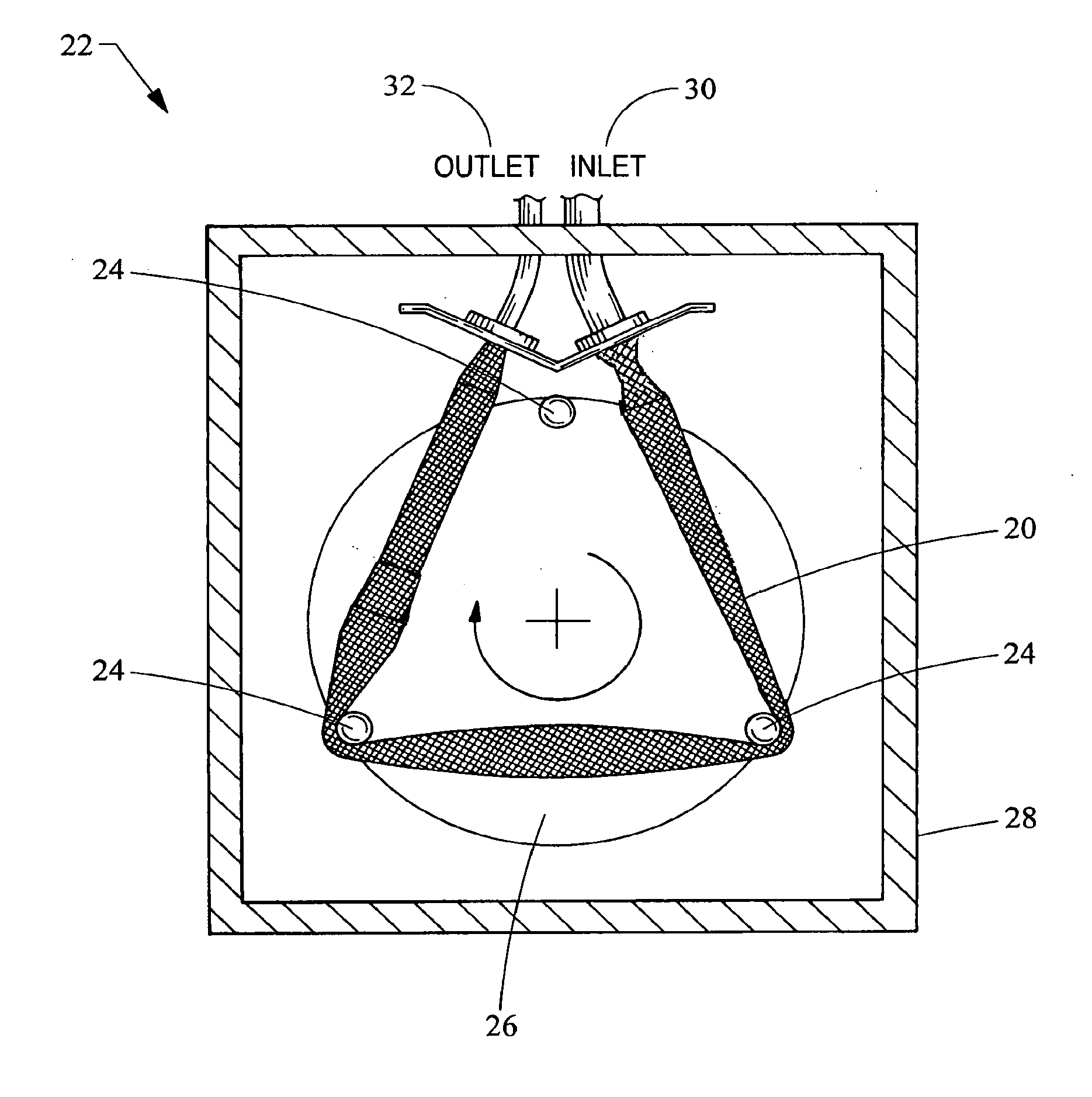 Pulsatile rotary ventricular pump