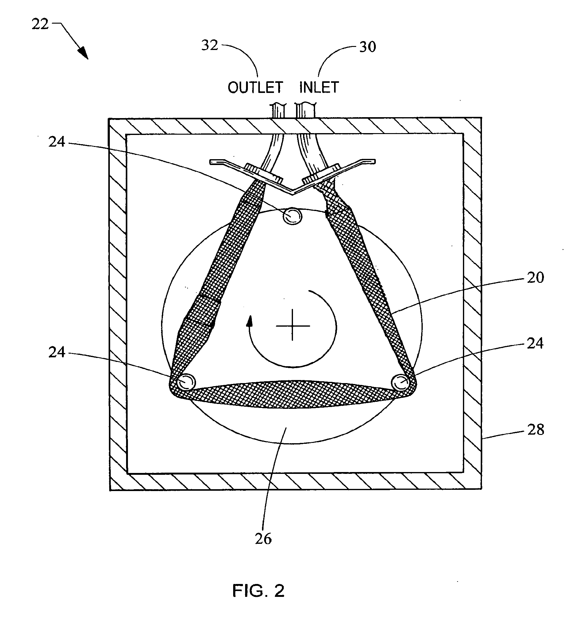 Pulsatile rotary ventricular pump