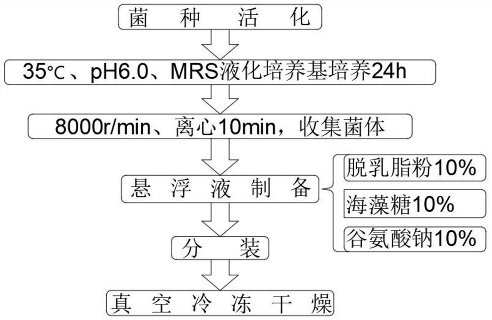 Preparation method and application of composite starter