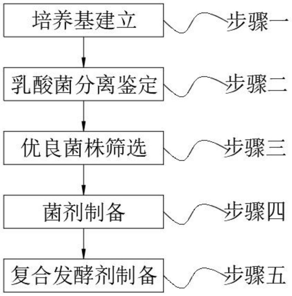 Preparation method and application of composite starter