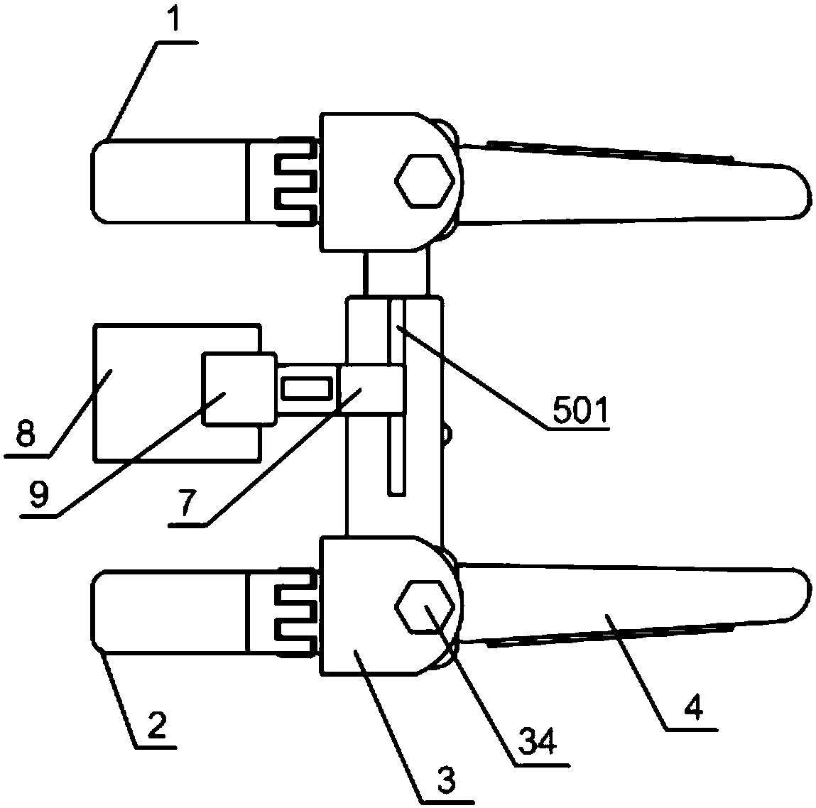 Adjustable tracheal cannula fixing device