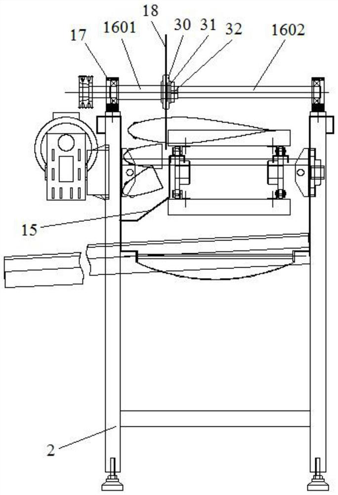 Fish head removing device