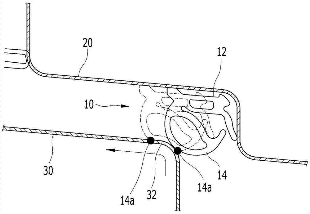 Door weather stripping for motor vehicles